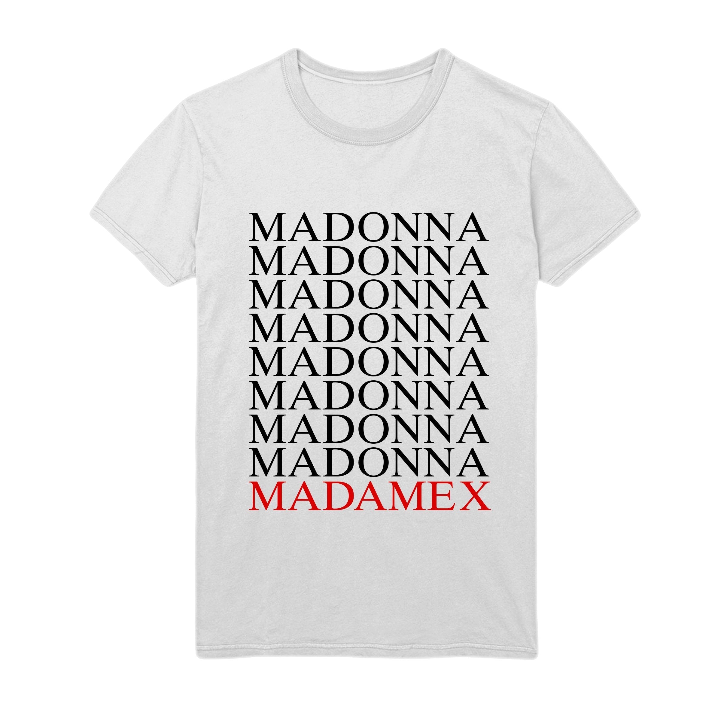 Madonna Madame X Logo Tee White Official Merchandise