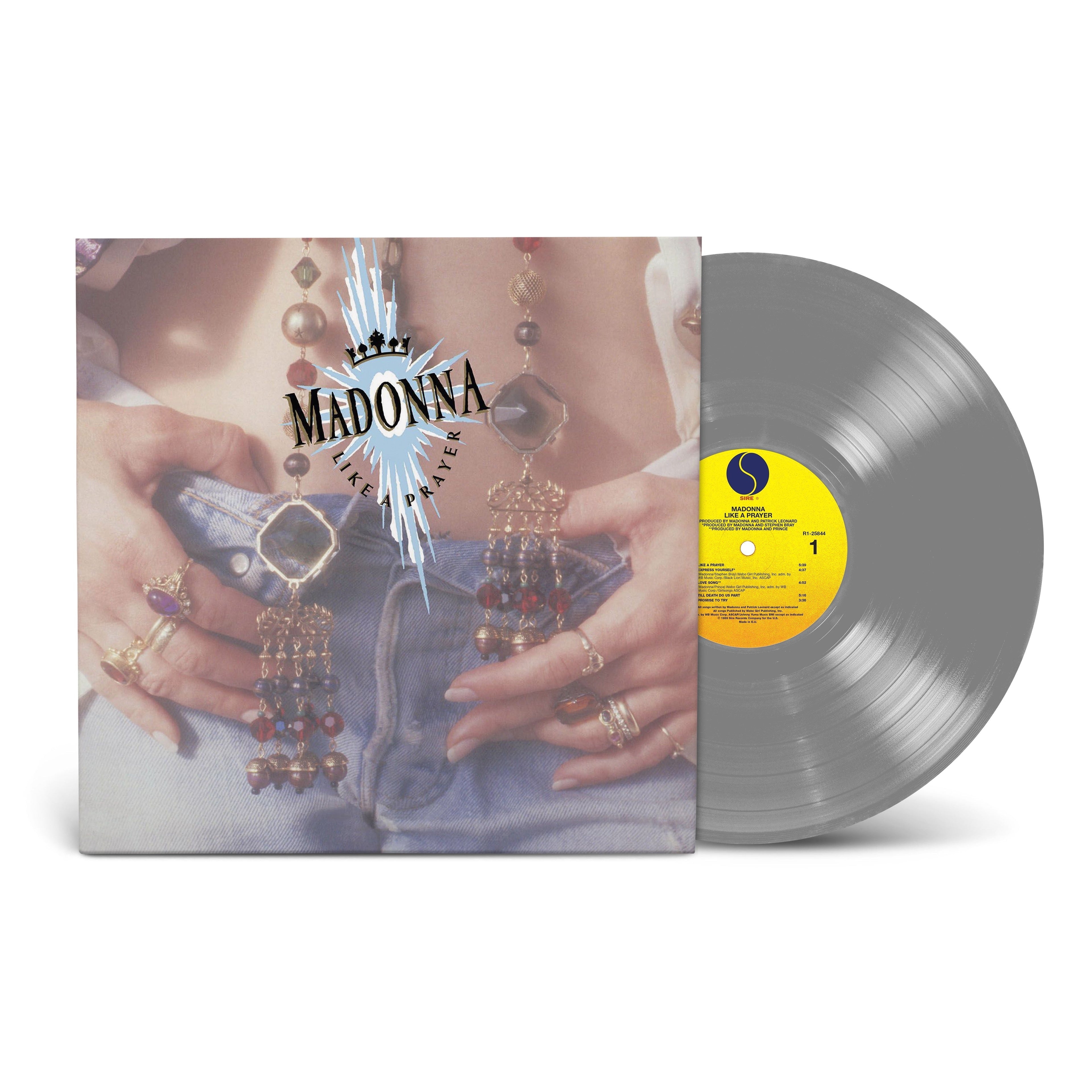 Like A Prayer Silver Vinyl – Official Madonna Classic Era Collection